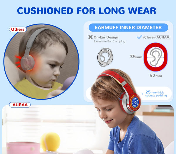 iClever Auraa Active Noise Cancelling Headphones (EU)