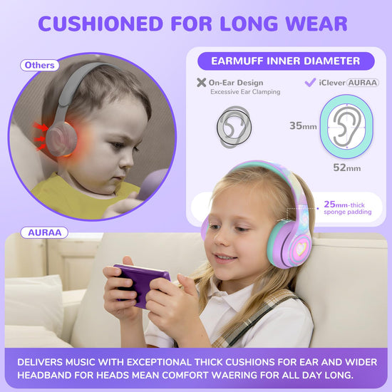 iClever Auraa Active Noise Cancelling Headphones (EU)