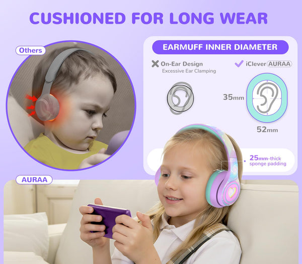 iClever Auraa Active Noise Cancelling Headphones (EU)