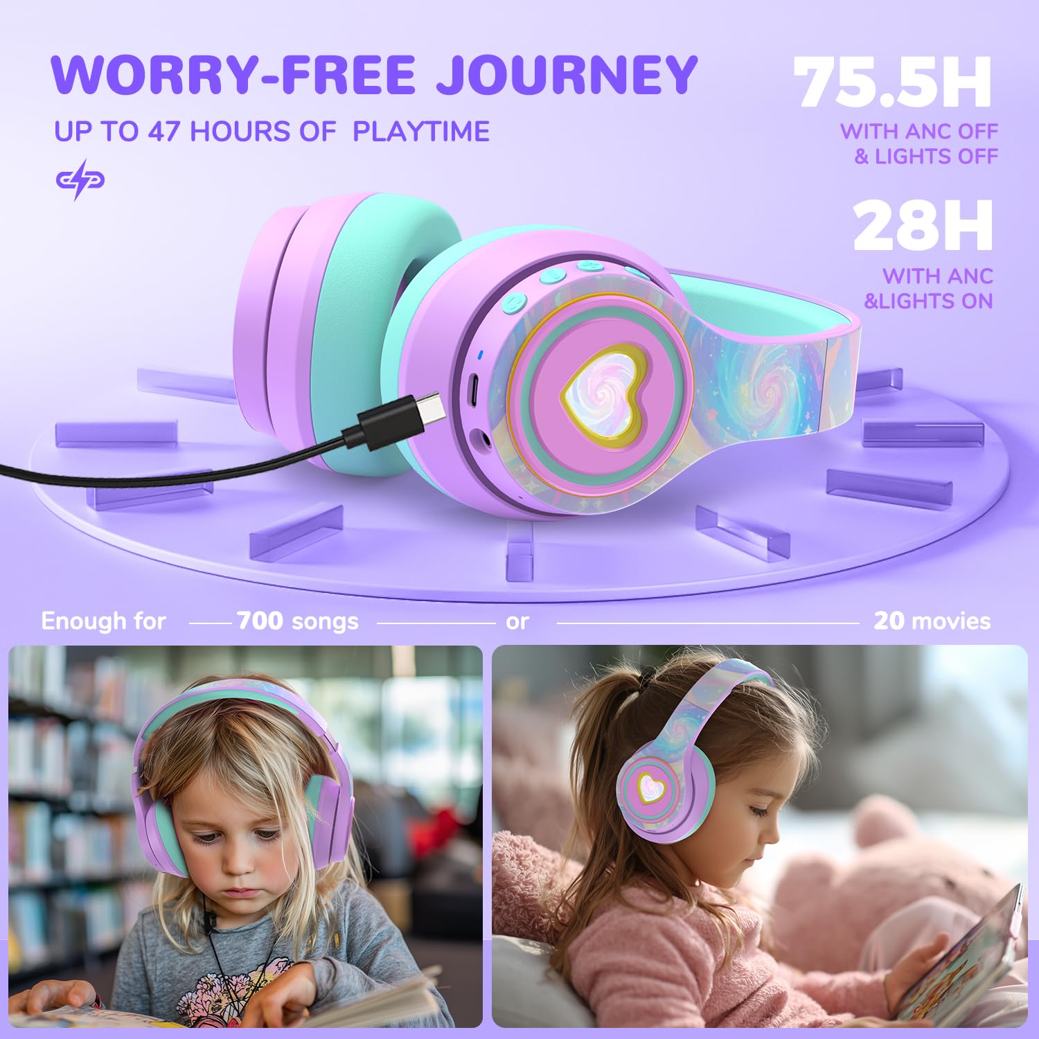 iClever Auraa Active Noise Cancelling Headphones